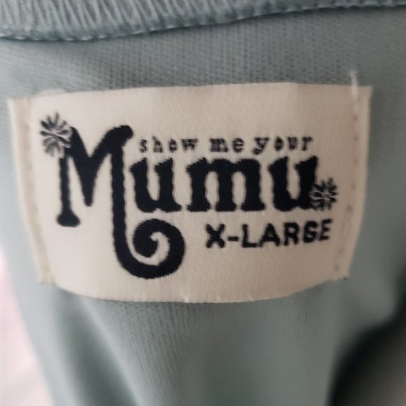 SHOW ME YOUR MUMU Jenn Maxi Dress Sage XL NWOT - Picture 11 of 12